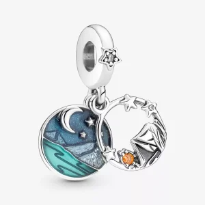 (resim) Pandora Camping Night Sky İkili Sallantılı Charm - 791686C01