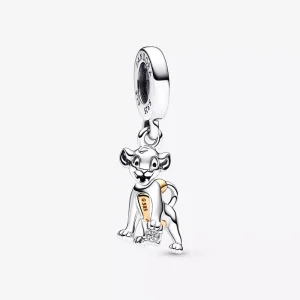 (resim) Pandora Disney 100. Yıldönümü Simba Laboratuvar Yapımı Elmas Sallantılı Charm - 792749C01