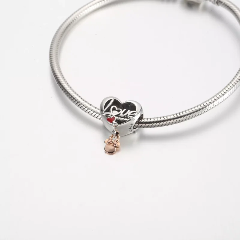 (resim) Pandora Disney Minnie Mouse Anne Kalp Charm'ı - 781142C01 - Görüntüle 5
