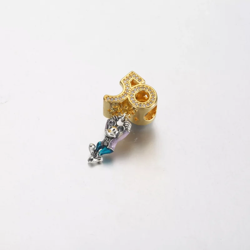 (resim) Pandora Disney Parks Mickey Mouse 50. Yıldönümü Sallantılı Charm - 769597C01 - Görüntüle 2
