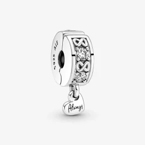 (resim) Pandora Family Always Pavé Klips Charm - 791151C01