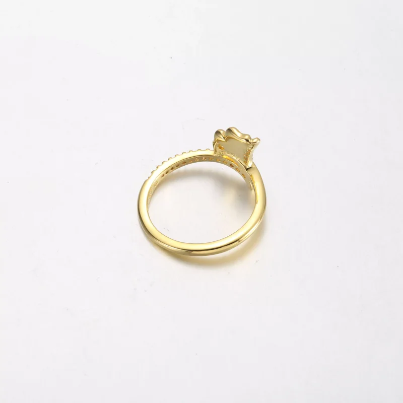 (resim) Pandora Ginkgo 14k altın kaplama yüzük - 162444C01 - Görüntüle 4