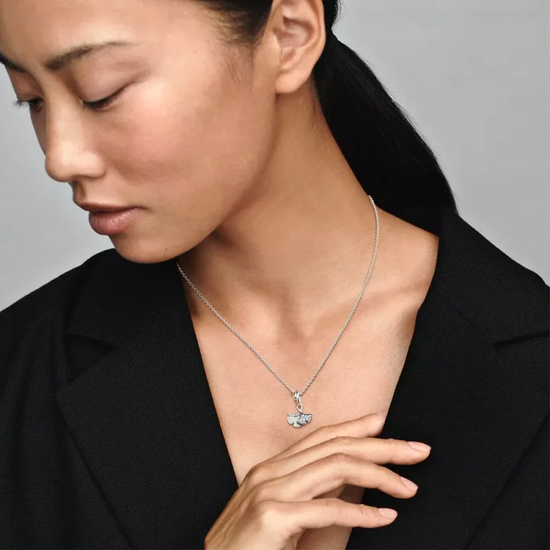 (resim) Pandora Ginkgo gümüş sallantılı kolye - 792429C01 - Görüntüle 5