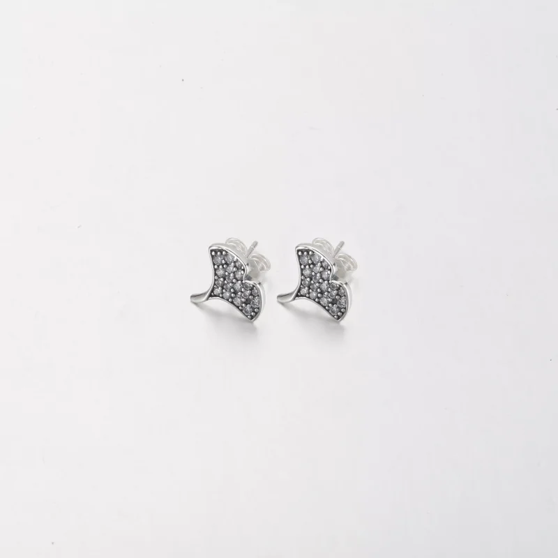 (resim) Pandora Ginkgo gümüş saplama küpe - 292439C01 - Görüntüle 2