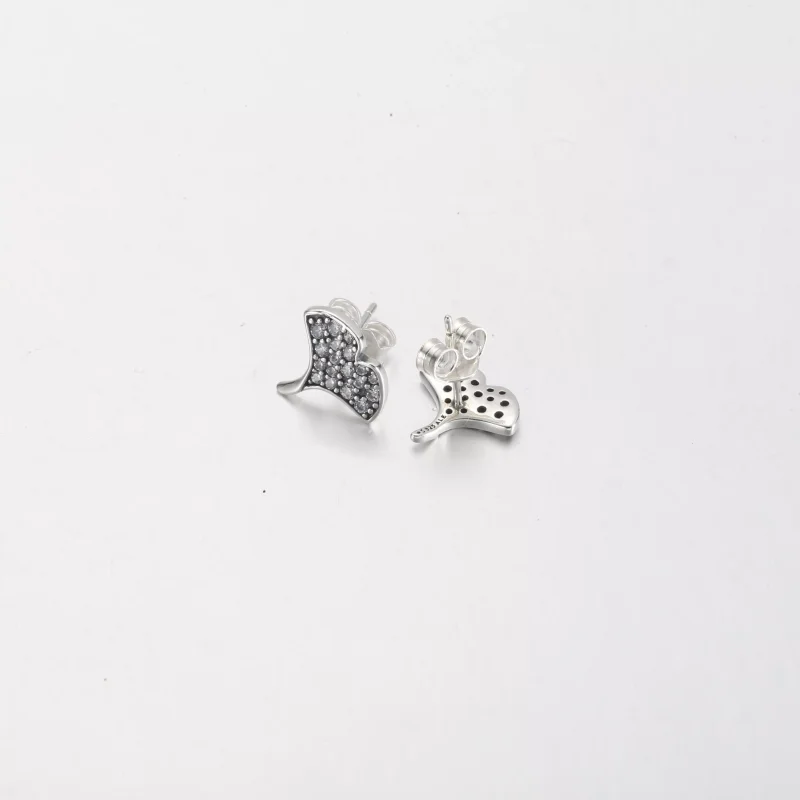 (resim) Pandora Ginkgo gümüş saplama küpe - 292439C01 - Görüntüle 4