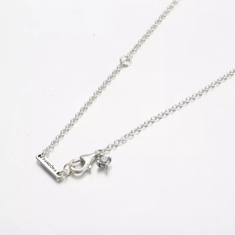 (resim) Pandora Çift Kalp Kolye Parıltılı Collier Kolye - 391229C01 - Görüntüle 4