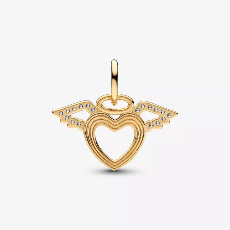 (resim) Pandora Kalp ve Melek Kanatları Sallantılı Charm - 752362C01 - Görüntüle 5