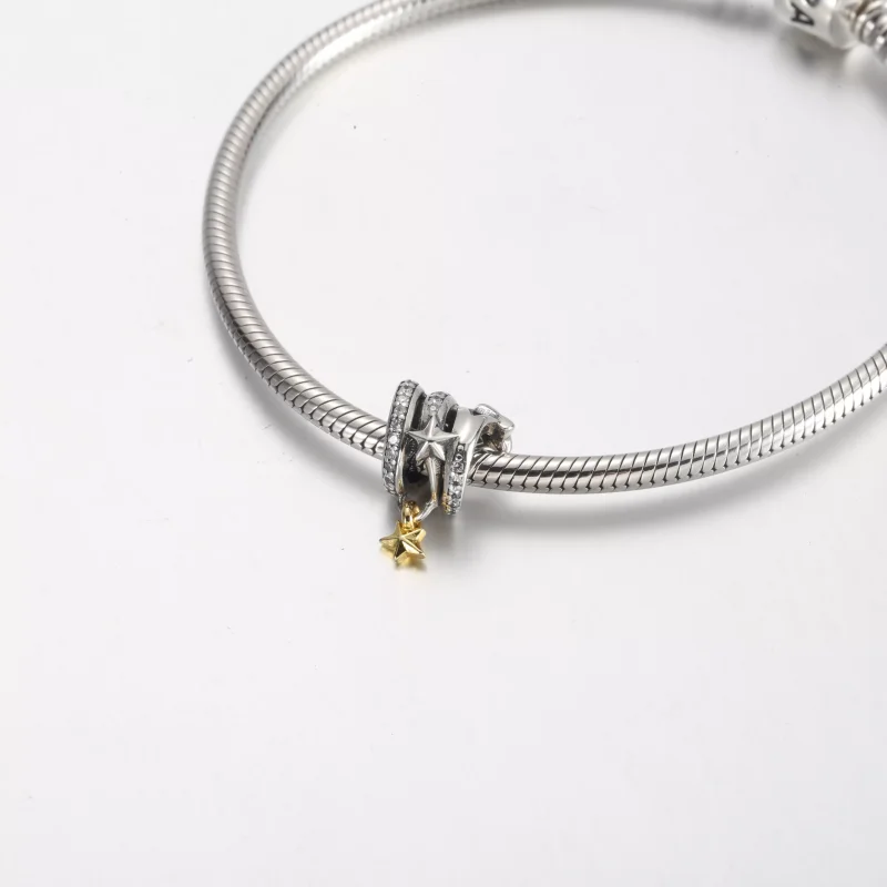 (resim) Pandora Kayan Yıldız Spiral Charm - 762206C01 - Görüntüle 5