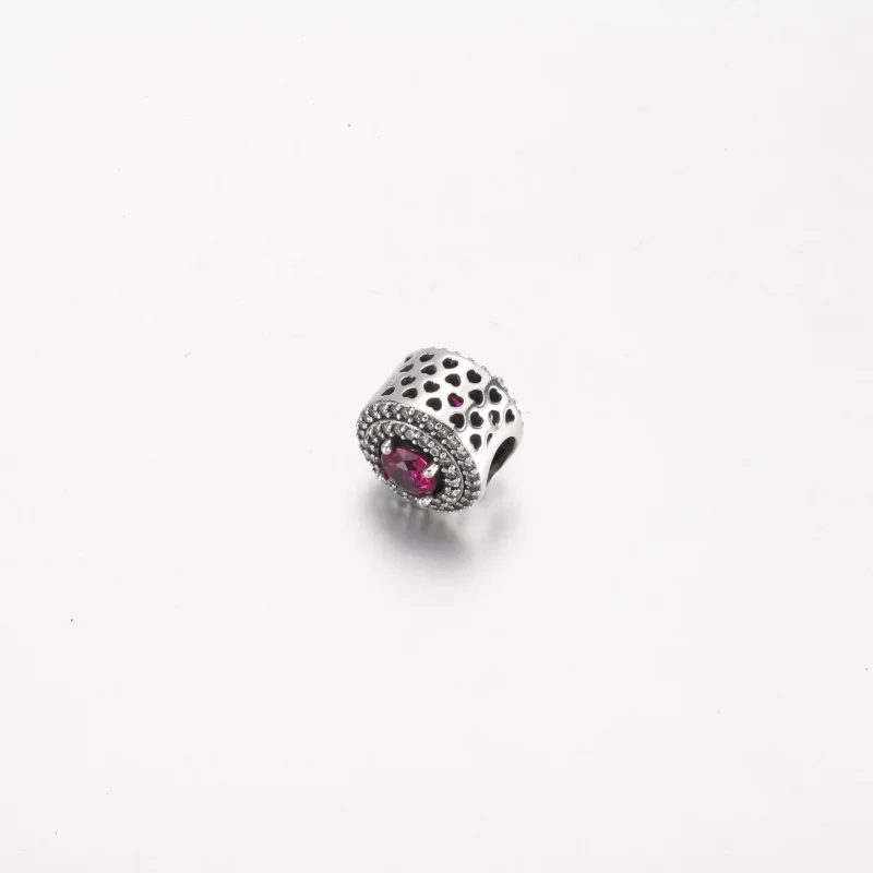(resim) Pandora Kırmızı Parlak Düz Yuvarlak Charm - 792418c01 - Görüntüle 4