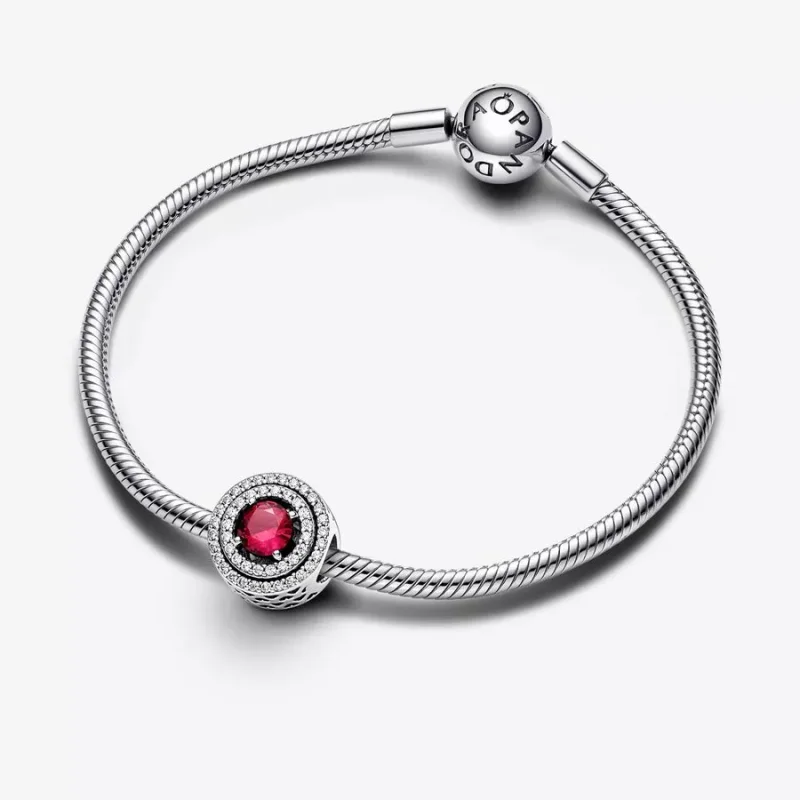 (resim) Pandora Kırmızı Parlak Düz Yuvarlak Charm - 792418c01 - Görüntüle 6