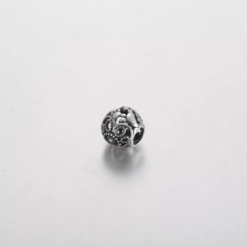 (resim) Pandora Kürklü Bebek Kalpleri ve Pençeleri Charm'ı - 792248C00 - Görüntüle 2