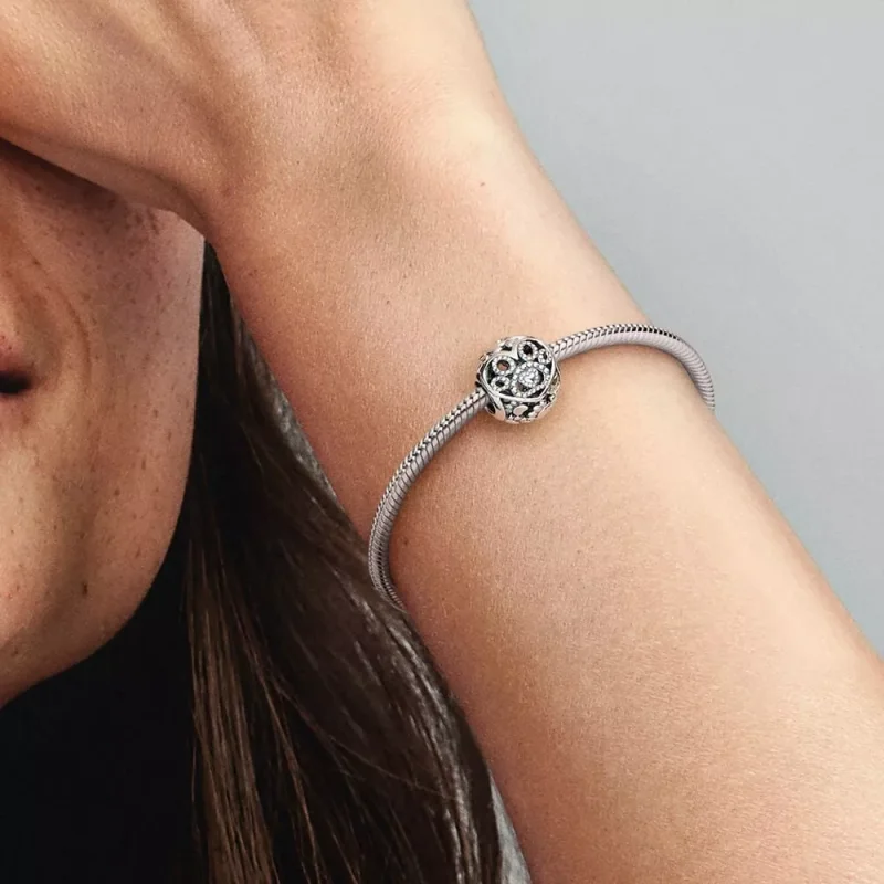 (resim) Pandora Kürklü Bebek Kalpleri ve Pençeleri Charm'ı - 792248C00 - Görüntüle 6