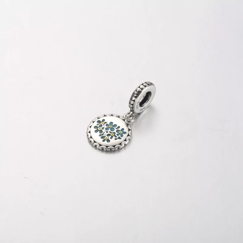 (resim) Pandora Mavi Beni Unutma Çiçek Sallantılı Charm - 792018C00_E031 - Görüntüle 2