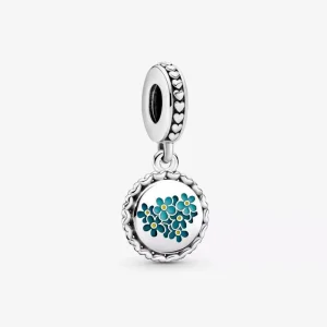 (resim) Pandora Mavi Beni Unutma Çiçek Sallantılı Charm - 792018C00_E031