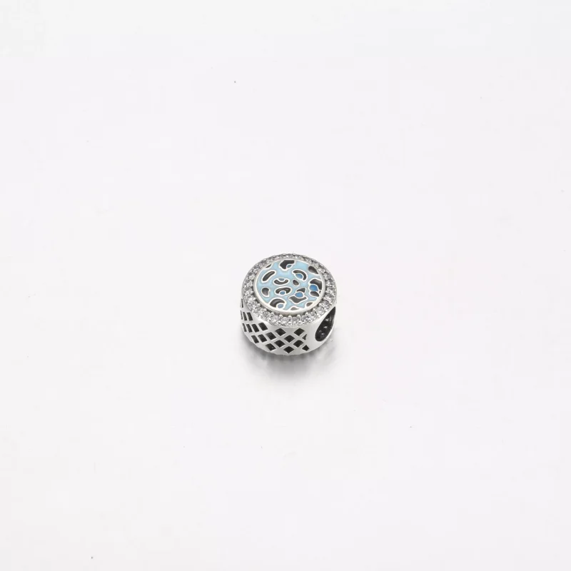 (resim) Pandora Mavi Leopar desenli gümüş charm - 792016CZ_E024 - Görüntüle 2