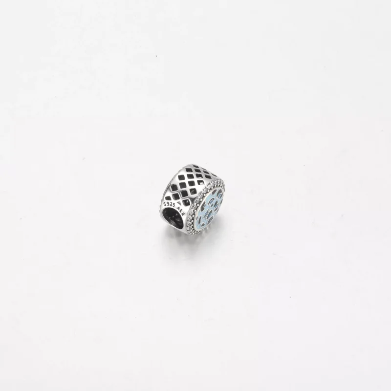 (resim) Pandora Mavi Leopar desenli gümüş charm - 792016CZ_E024 - Görüntüle 3