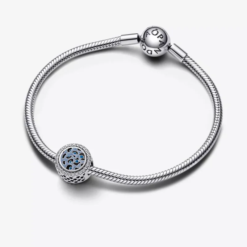 (resim) Pandora Mavi Leopar desenli gümüş charm - 792016CZ_E024 - Görüntüle 6