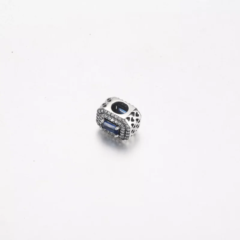 (resim) Pandora Mavi Parlak Düzeyli Dikdörtgen Charm - 792385c01 - Görüntüle 4