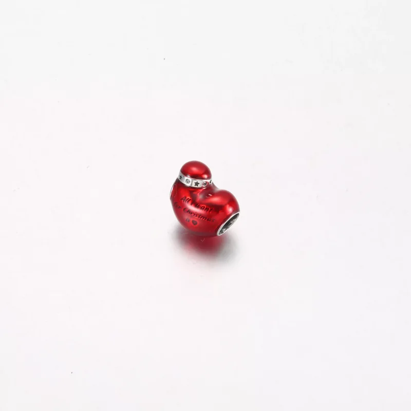 (resim) Pandora Metalik Kırmızı Noel Kalp Charm'ı - 792336C01 - Görüntüle 2