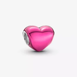 (resim) Pandora Metalik Pembe Kalp Charm - 799291C03