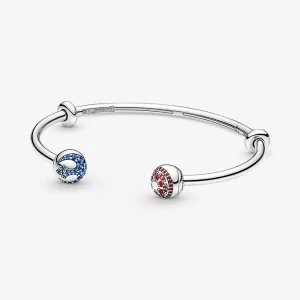 (resim) Pandora Moments Star Wars™ Light & Dark Side Logolu Açık Bileklik - 591139C01