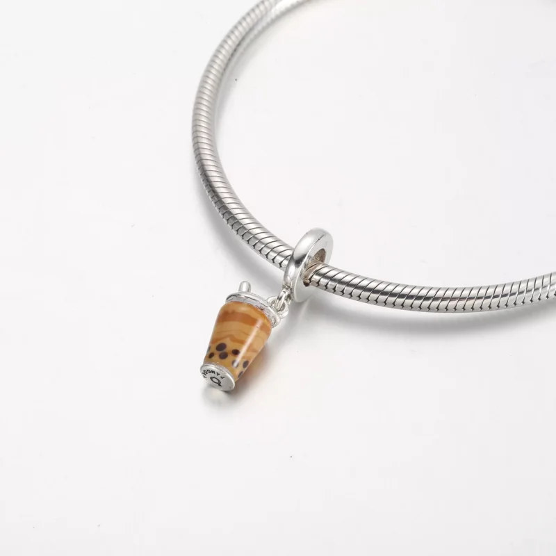 (resim) Pandora Murano Cam Balonlu Çay Sallantılı Charm - 791685C01 - Görüntüle 4