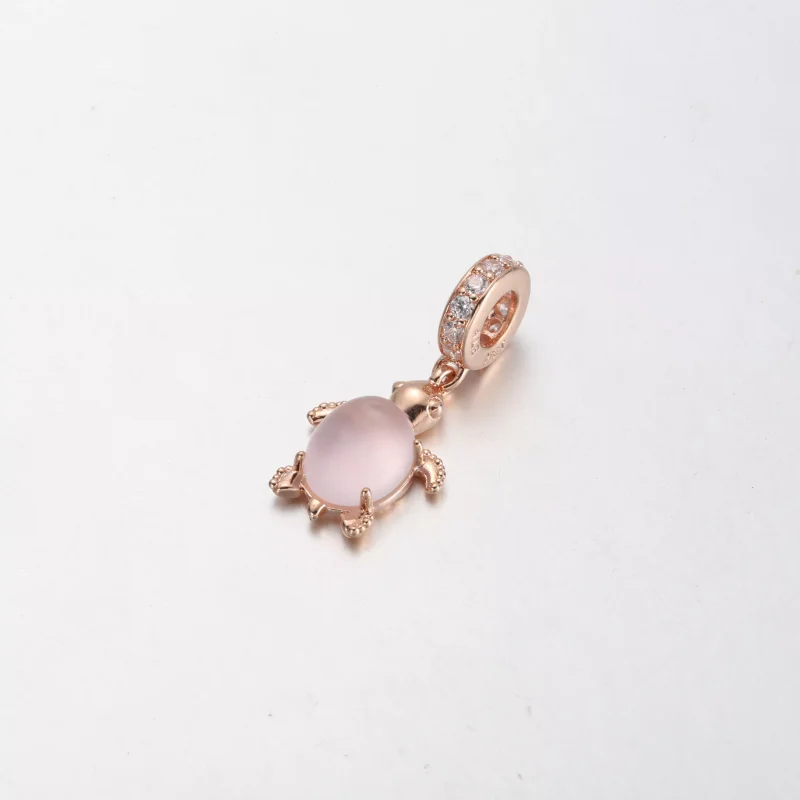 (resim) Pandora Murano Cam Pembe Deniz Kaplumbağası Sallantılı Charm - 788939C01 - Görüntüle 2
