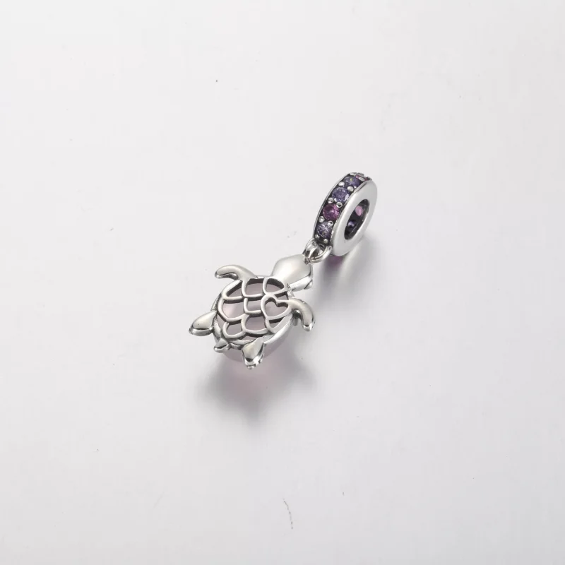 (resim) Pandora Murano Cam Pembe Deniz Kaplumbağası Sallantılı Charm - 798939C02 - Görüntüle 3