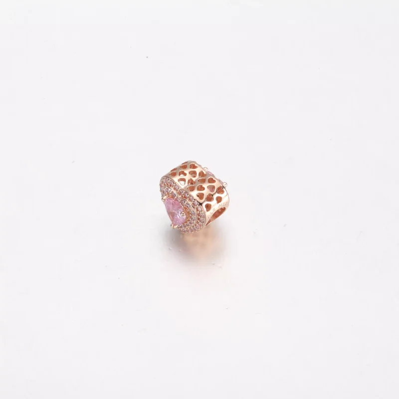 (resim) Pandora Parıldayan Seviyeli Kalp Charm - 789218C01 - Görüntüle 3