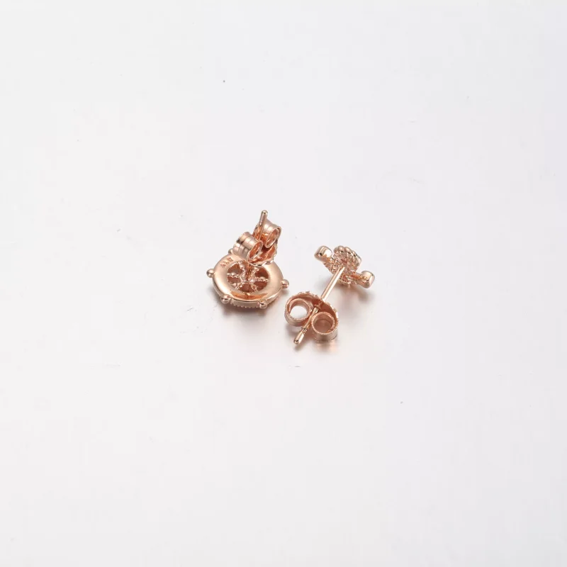 (resim) PANDORA Pembe altın Işıltılı Dümen ve Çapa Küpe - PD-3739 - Görüntüle 3