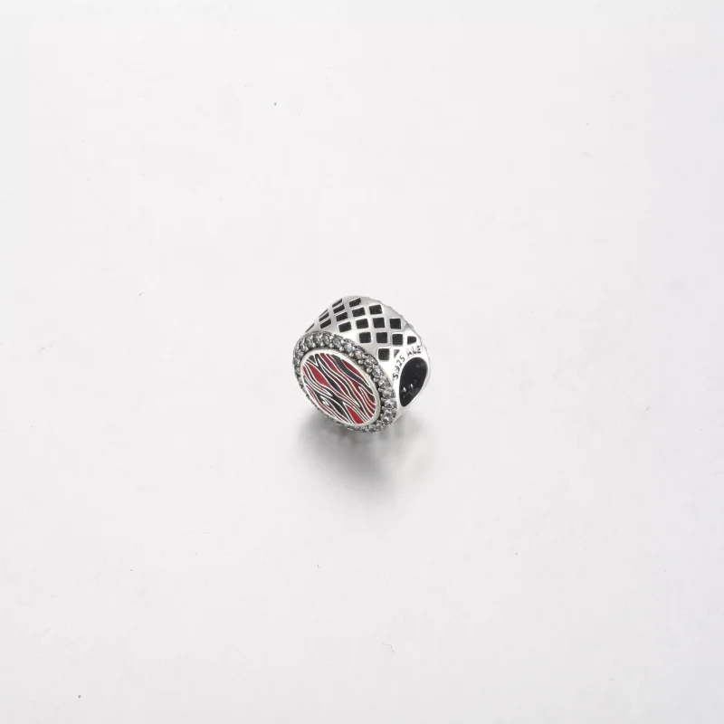 (resim) Pandora Pembe Zebra desenli gümüş charm - 792016CZ_E026 - Görüntüle 2