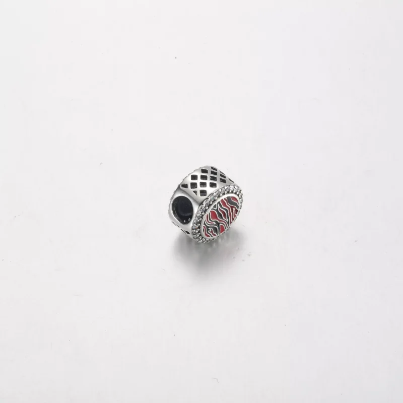 (resim) Pandora Pembe Zebra desenli gümüş charm - 792016CZ_E026 - Görüntüle 4