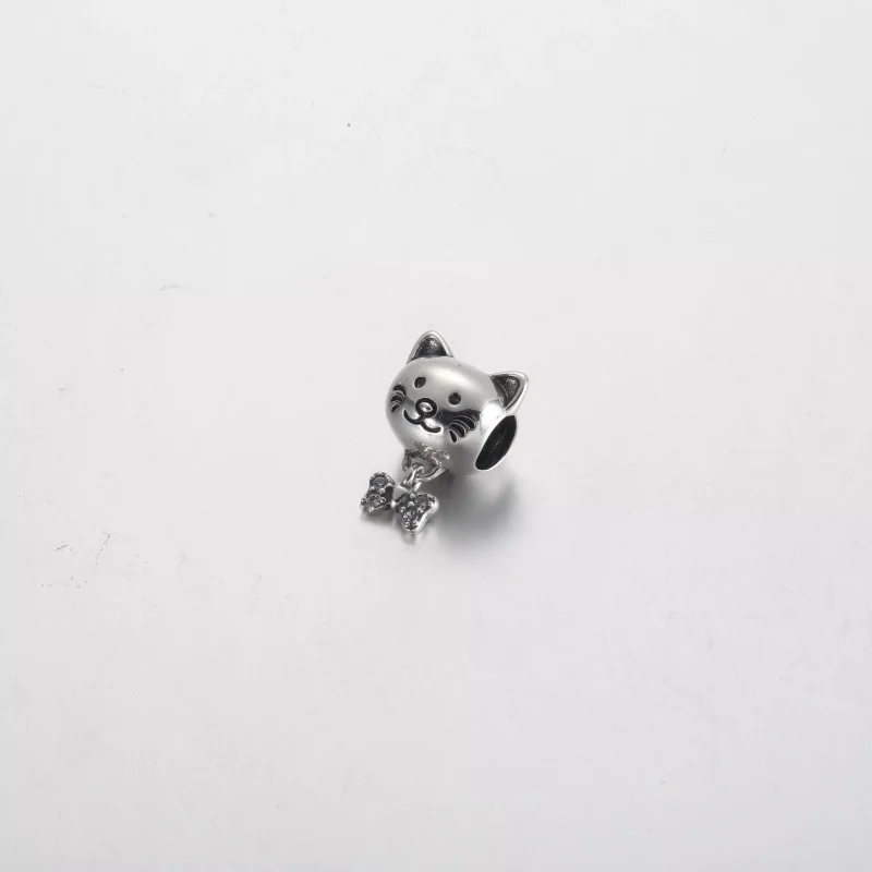 (resim) Pandora Pet Kedi ve Yay Charm'ı - 792255C01 - Görüntüle 2