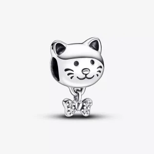(resim) Pandora Pet Kedi ve Yay Charm'ı - 792255C01