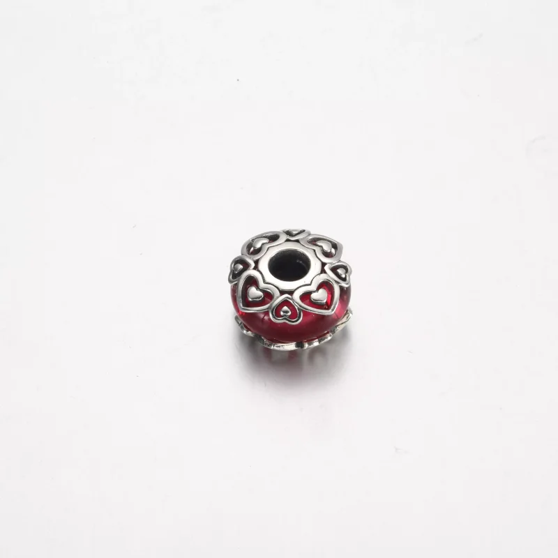 (resim) Pandora Reveal Your Love Pembe Murano Cam Charm - 791159C00 - Görüntüle 3