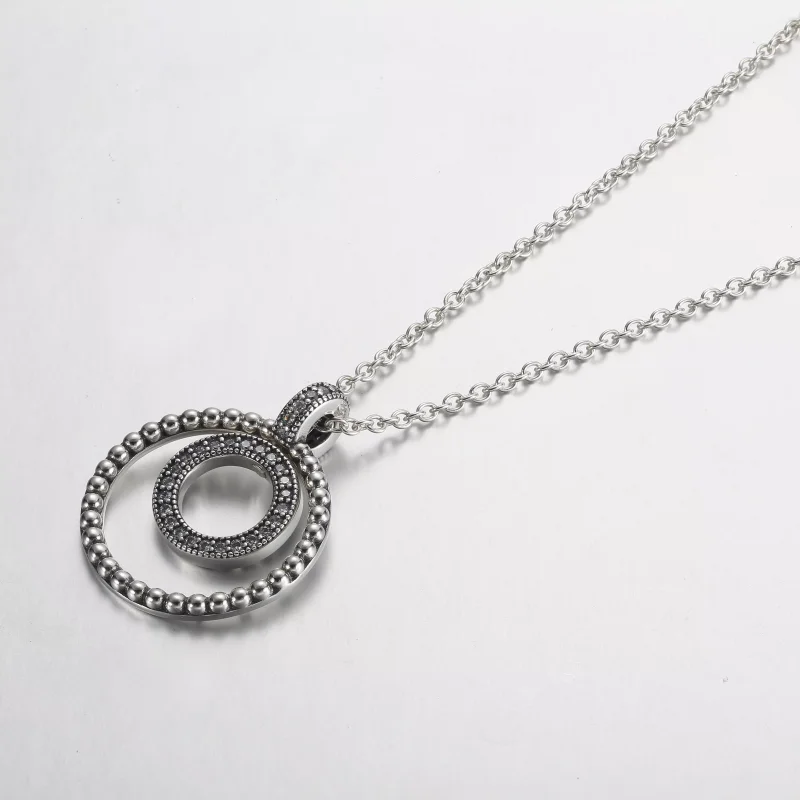 (resim) Pandora Signature Pavé ve Boncuklu Kolye ve Kolye - 392308C01 - Görüntüle 2