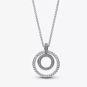 (resim) Pandora Signature Pavé ve Boncuklu Kolye ve Kolye - 392308C01