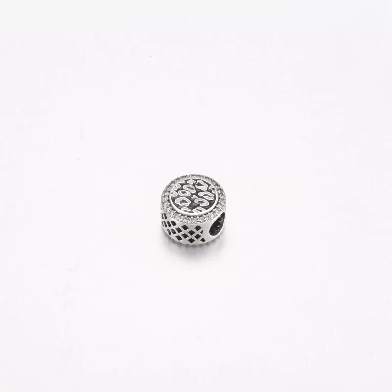 (resim) Pandora Siyah Leopar desenli gümüş charm - 792016CZ_E023 - Görüntüle 2