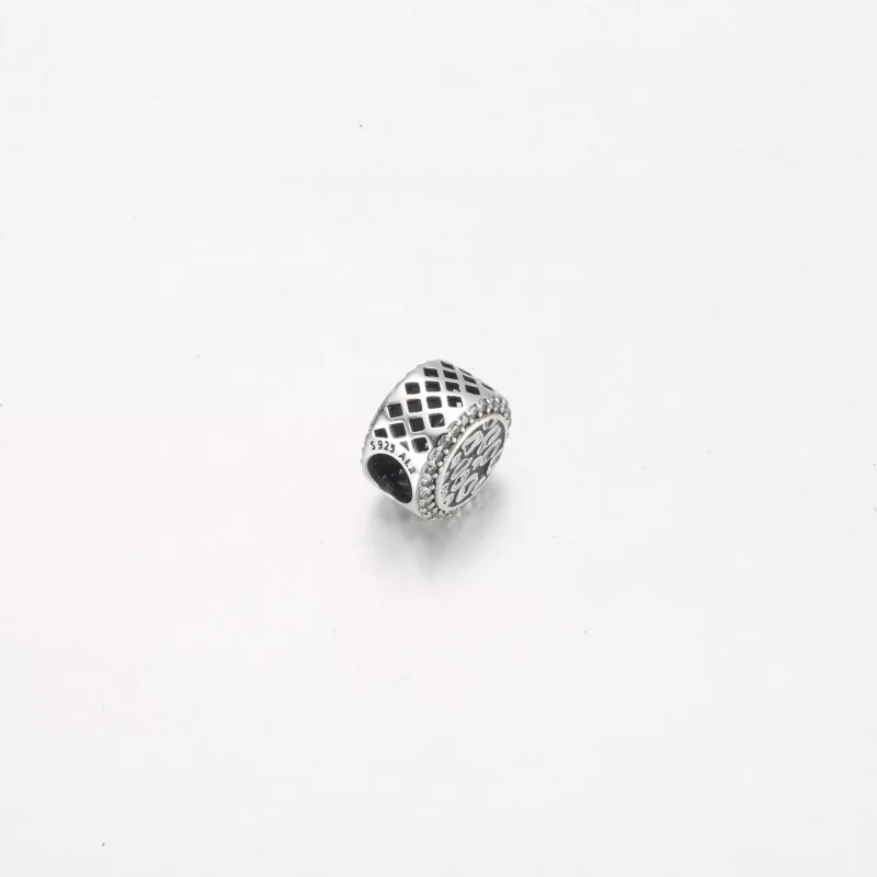(resim) Pandora Siyah Leopar desenli gümüş charm - 792016CZ_E023 - Görüntüle 3