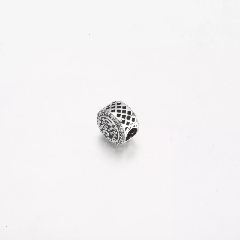 (resim) Pandora Siyah Leopar desenli gümüş charm - 792016CZ_E023 - Görüntüle 4