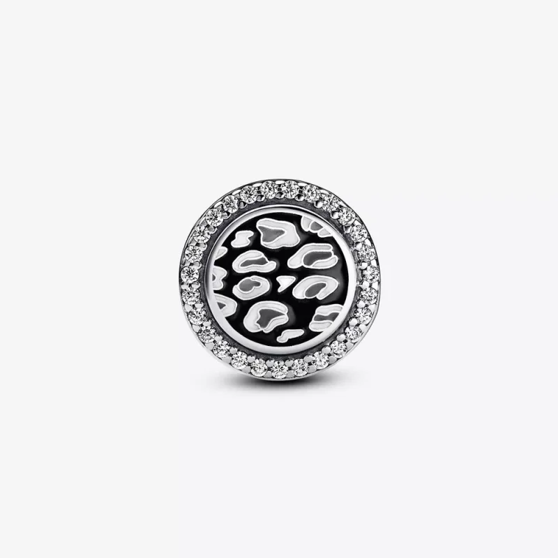 (resim) Pandora Siyah Leopar desenli gümüş charm - 792016CZ_E023 - Görüntüle 6