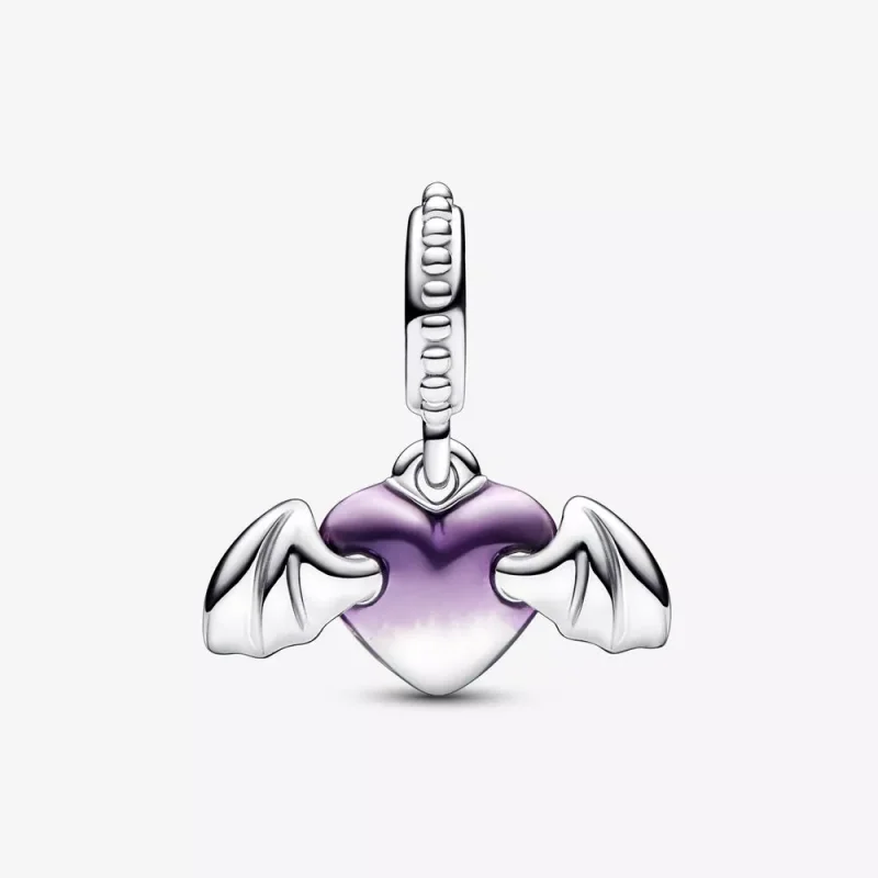 (resim) Pandora Vampir Kanatlı Kalp Sallantılı Charm - 792290C01 - Görüntüle 5