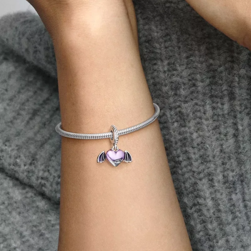 (resim) Pandora Vampir Kanatlı Kalp Sallantılı Charm - 792290C01 - Görüntüle 7
