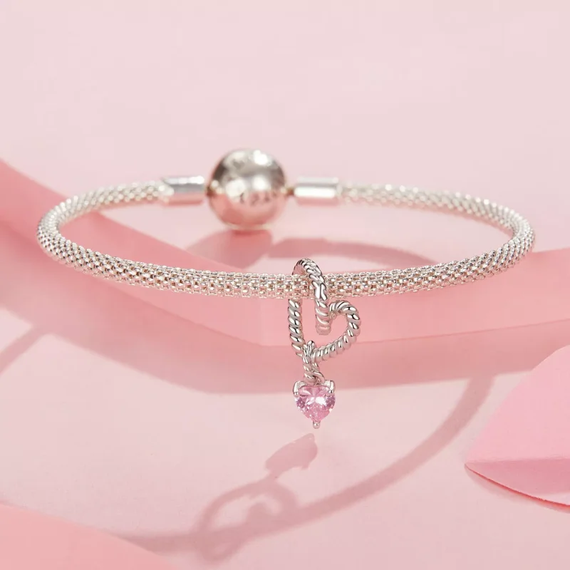 (resim) PANDORA Stil Akıllı Kalp Charm - SCC2692 - Görüntüle 3