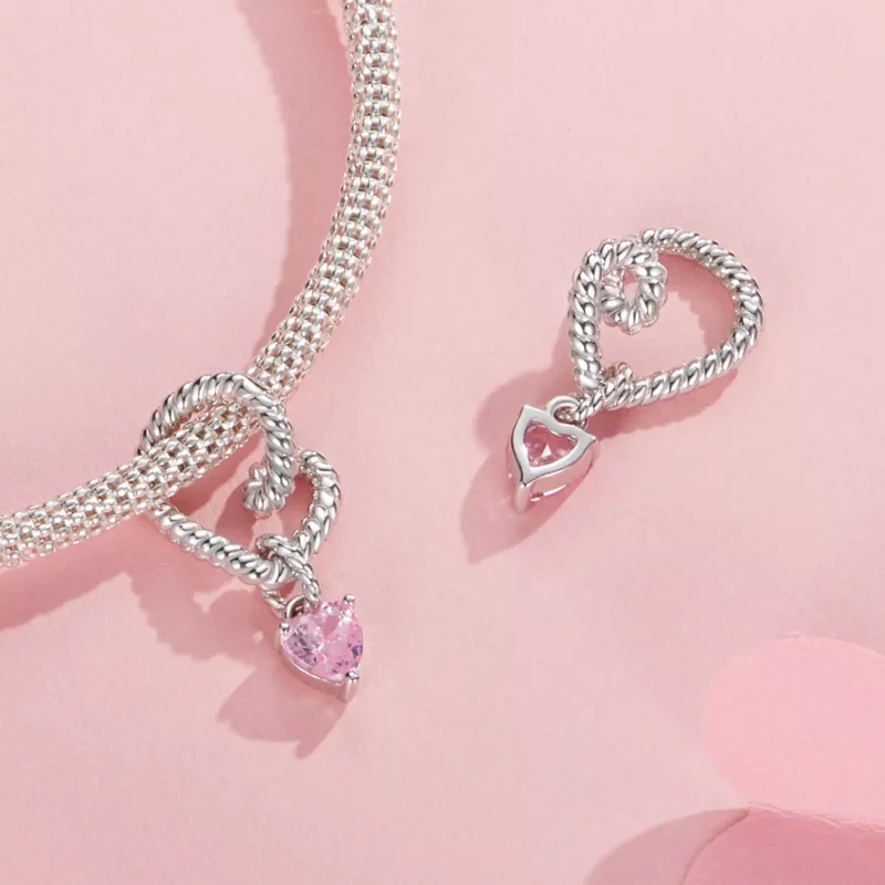 (resim) PANDORA Stil Akıllı Kalp Charm - SCC2692 - Görüntüle 4
