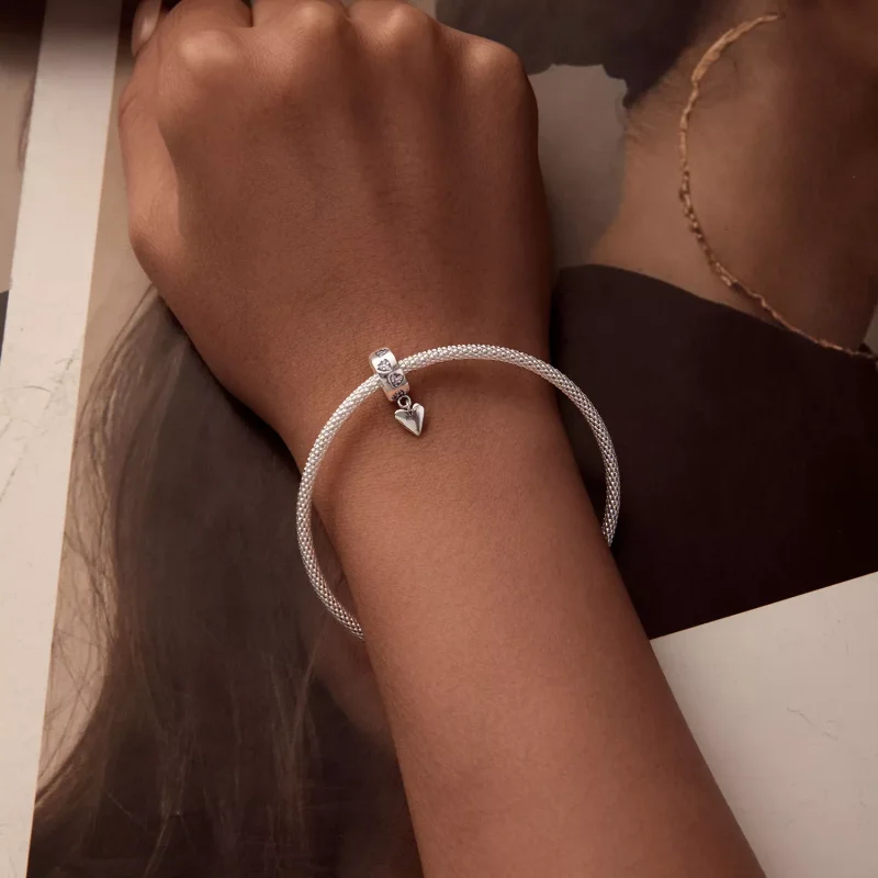 (resim) PANDORA Stil Akıllı Kalp Silikon Toka Charm - SCC2694 - Görüntüle 6