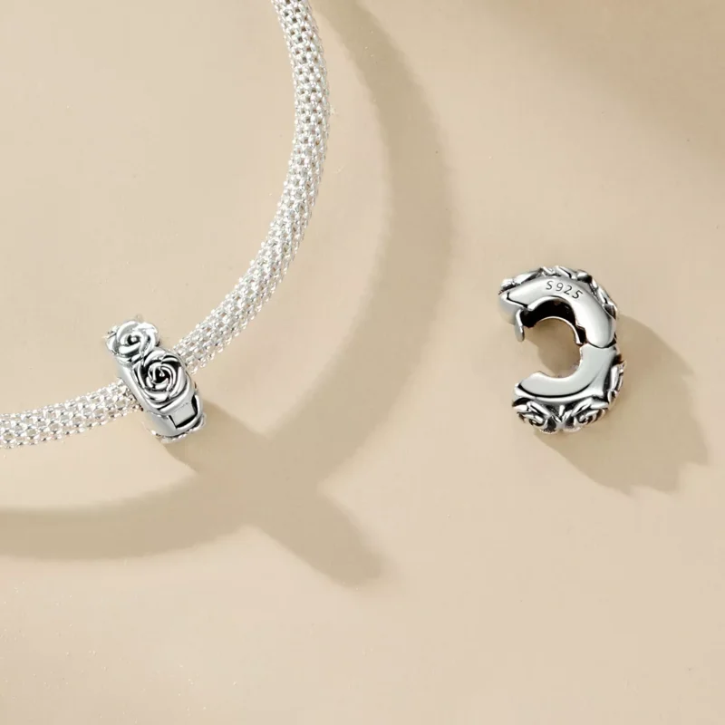 (resim) PANDORA Stil Gül Konumlandırma Toka Charm'ı - SCC2706 - Görüntüle 4