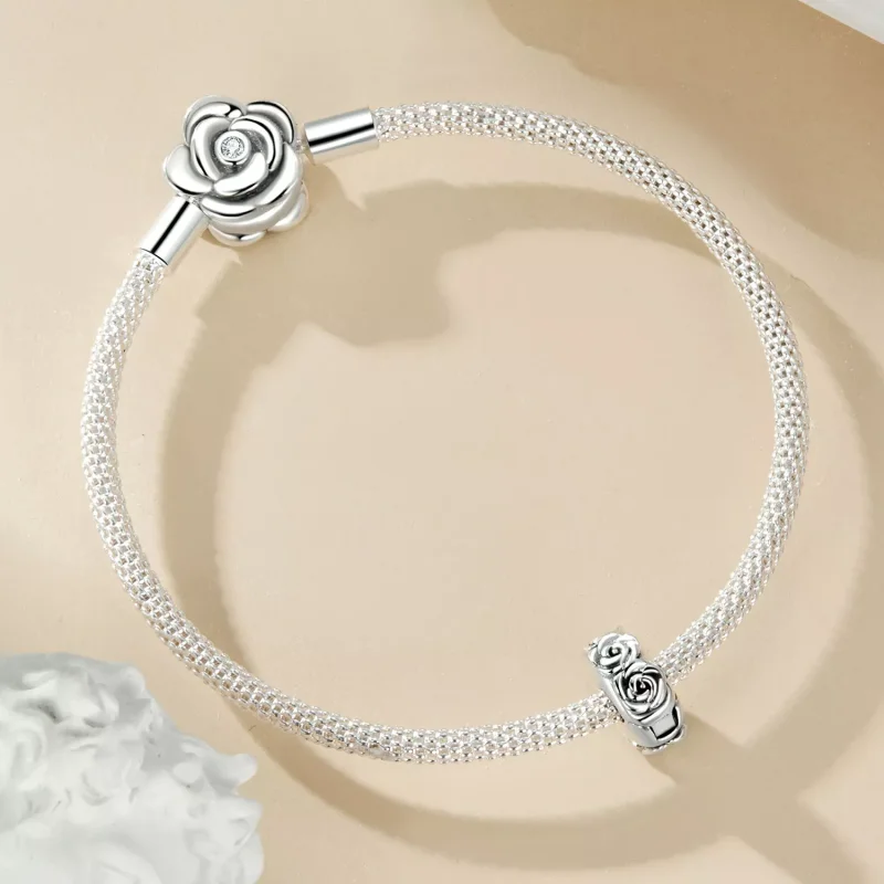 (resim) PANDORA Stil Gül Konumlandırma Toka Charm'ı - SCC2706 - Görüntüle 5