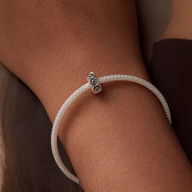 (resim) PANDORA Stil Gül Konumlandırma Toka Charm'ı - SCC2706 - Görüntüle 7