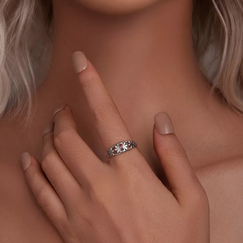 (resim) PANDORA Stil İris Vintage Yüzük - SCR998 - Görüntüle 5